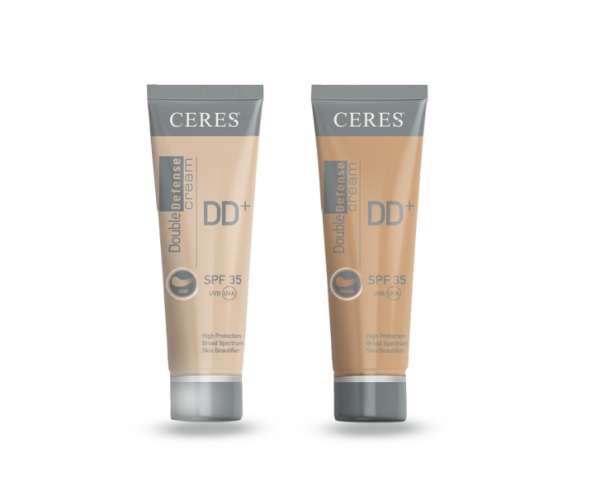 Ceres Double Defense DD+ Cream SPF35 UVB/UVA – Açık Renk